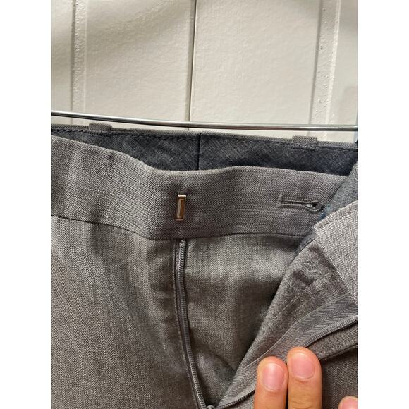 Perry Ellis Mens NWT Grey Slim Slacks Size 28x30 - Picture 3 of 8